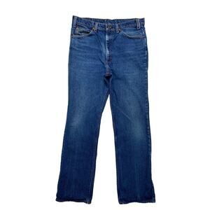 LEVIS Vintage Orange Tab Denim Blue Jeans 517 36 x 33 Mens #20517 0217